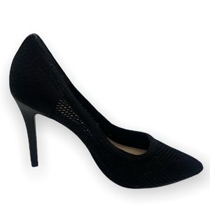 Nieman Marcus Women's Black Knit Stilettos